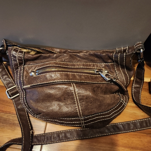 Fossil Dark Brown Leather Bag - Picture 3 of 3